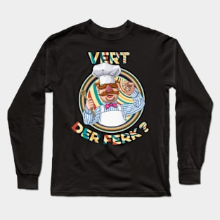 vert der ferk retro style Long Sleeve T-Shirt